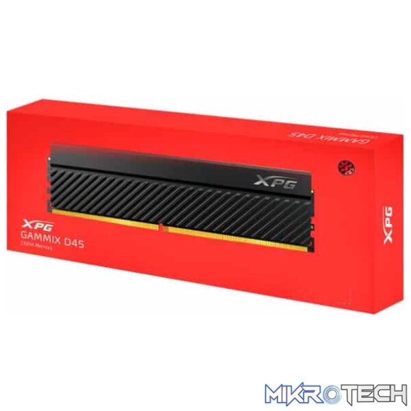 Adata Gammix D45 32GB (1x32GB) DDR4-3200 CL16 1.35V 288 pin Memory with Black heatsink - Image 3
